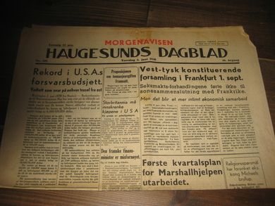 1948 nr 125 HAUGESUNDS DAGBLAD