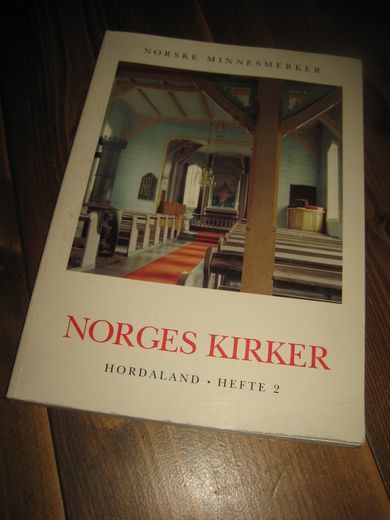 STORSLETTEN: NORGES KIRKER. HORDALAND. HEFTE 2. 1997. 