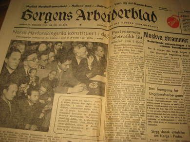 1949 nr 290 14 desember Bergens Arbeiderblad