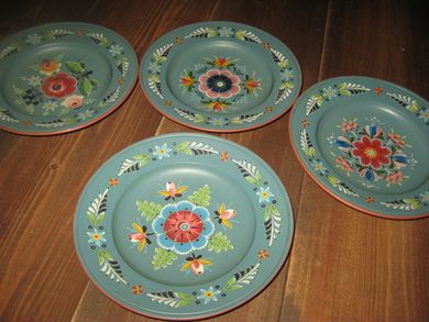 Rosemala trefat ca 20 cm i diameter selges samla 50-60 tallet