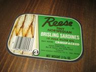 REESE TINY NORWEGIAN BRISLING SARDINESIN PURE OLIVE OIL