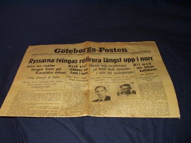 1939 nr 347 Gøteborg- Posten