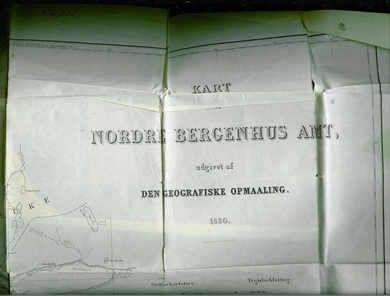 Kjenn Fylket Kart over Møre og Romsdal 1954