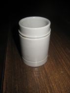 Lite krus glass fra eldre apotek pen til så mangt Ca 7 cm høgt