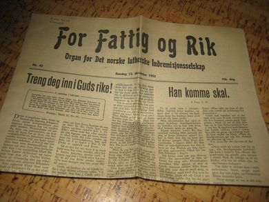 1953 nr 042 For Fattig og Rik