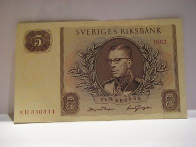 1963 5 KRONOR AH830834