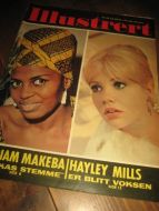 1966 nr 023 Illustrert MIRIAM MAKEBA HAYLEY MILLS