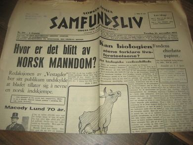 1934 nr 118 SAMFUNNSLIV