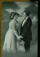 Meget pent postkort fra tidleg 1900