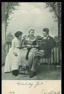 Pent postkort fra tidleg 1900