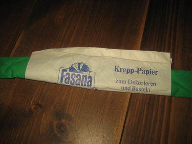 Ubrukr tull FASANA Krepp papir ffra 1989 dette er rull nr H 23