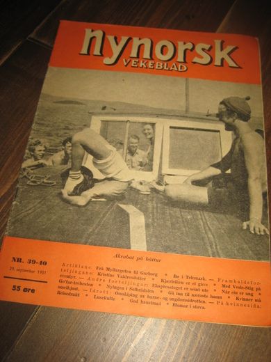 1951 nr 039 Nynorsk VEKEBLAD