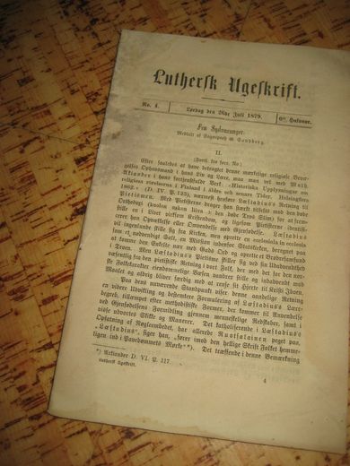 1879 nr 004 Luthers Ugeskrift