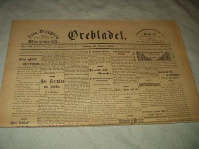 1905 nr 189 Ørebladet