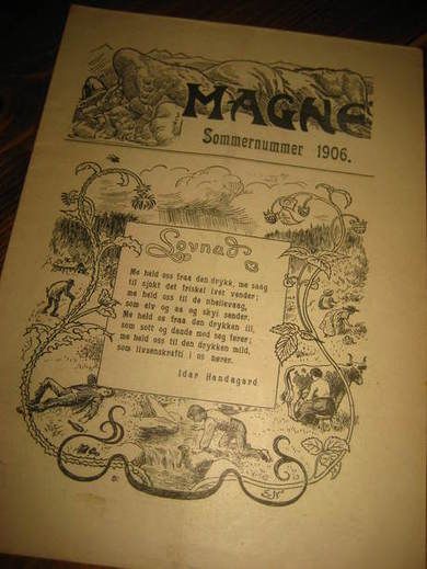 1906 SOMMERNUMMER MAGNE BARNEBLAD