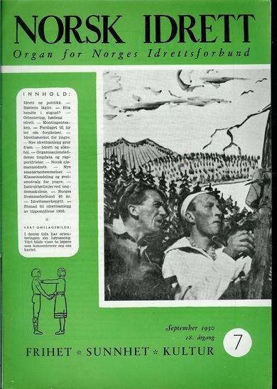 1950 nr 007 NORSK IDRETT