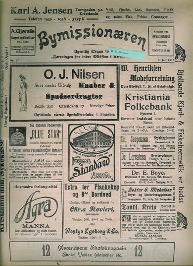 1913 nr 027 Bymissionæren