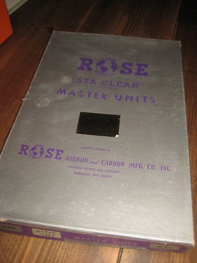 Eske med innhold ROSE STA - CLEAN MASTER UNITS 60 tallet