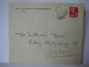 Pent brev fra 1933, DET STAVANGERSKE DAMPSKIBSSELSKAB