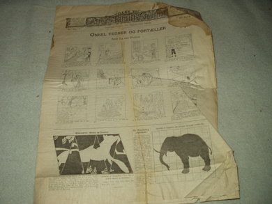 1906 nr 052 Første tillæg til Allers Familie Journal ONKEL TEGNER OG FORTELLER På baksida: De tre Prøver