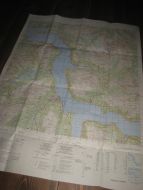 TOPOGRAFISK KART OVER STRANDA 1975