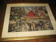 Meget pent, innramma bilde, ca 47*38 cm stort, Paris, bilde nr 3