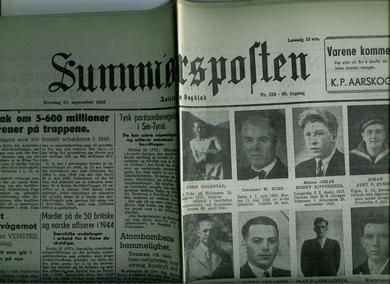 1945 nr 223 Sunnmørsposten