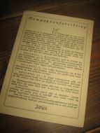 Kompagnonforsikring fra Idun. 1925.