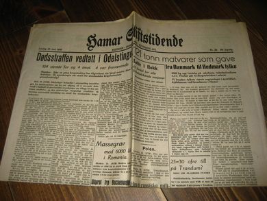 1945 nr 039 Hamar Stiftstidende