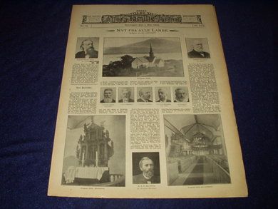1904 nr 018 Tilæg fra Alleras Familie Journal NYT FRA ALLE LANDE
