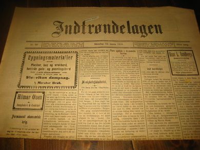 1916 nr 050 Indtrøndelagen