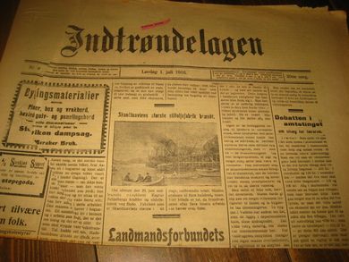 1916 nr 124 Indtrøndelagen
