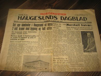 1949 nr 006 HAUGESUNDS DAGBLAD