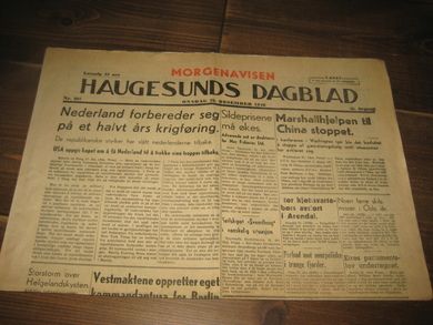 1948 nr 297 HAUGESUNDS DAGBLAD