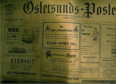 1951 nr 107 Østersunds Posten
