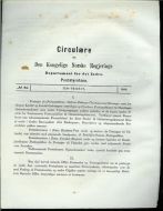 1886,nr 024, Circulære fra Den Kongelige Norske Regjerings Departement for det Indre. Poststyrelsen.