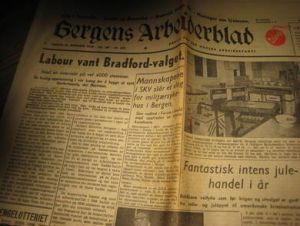 1949,nr 287, 10. desember, Bergens Arbeiderblad.