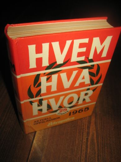 1965, HVEM HVA HVOR