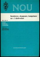 1974,nr 041, Karakterer, eksamener, kompetanse m.v. i skoleverket