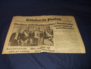 1939,nr 278, Gøteborg- Posten
