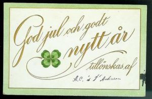 Postkort fra tidleg 1900.