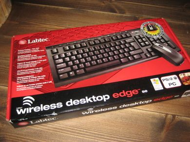 Eske med innhold Wireless desktop edge