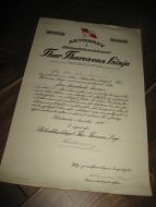 Thor Thorsens Linje Kristiania December 1918 Med 11 utbyttekuponger