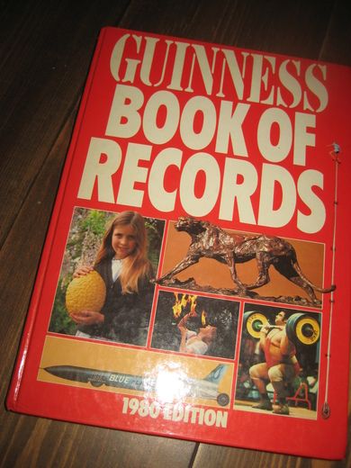 1980, GUNNESS BOOK OF RECORDS.