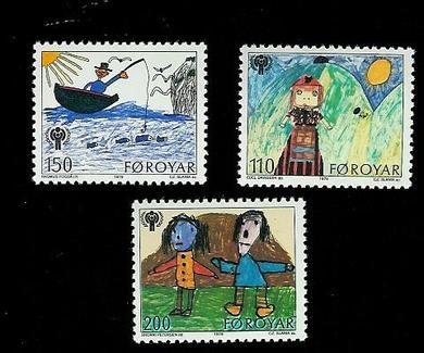 1979, AFA 039-040-041, Færøyane