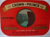 CROWN PRINCE FINEST BRISLING IN PURE OLIVE OIL.