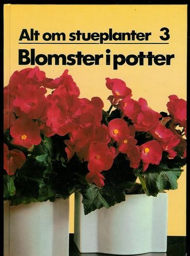 Blomster i potter.