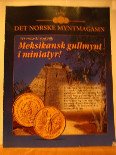 Meksikansk gullmynt i miniatyr