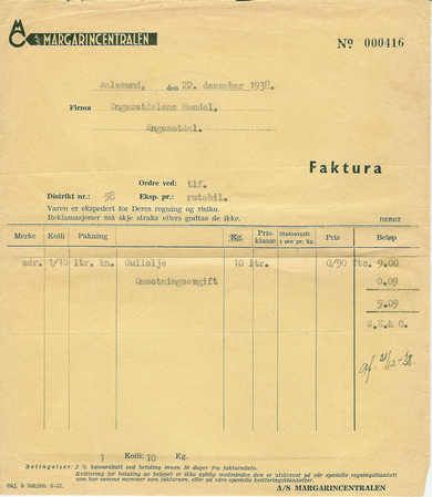 MARGARINCENTRALEN 1938