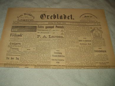 1905 nr 191 Ørebladet